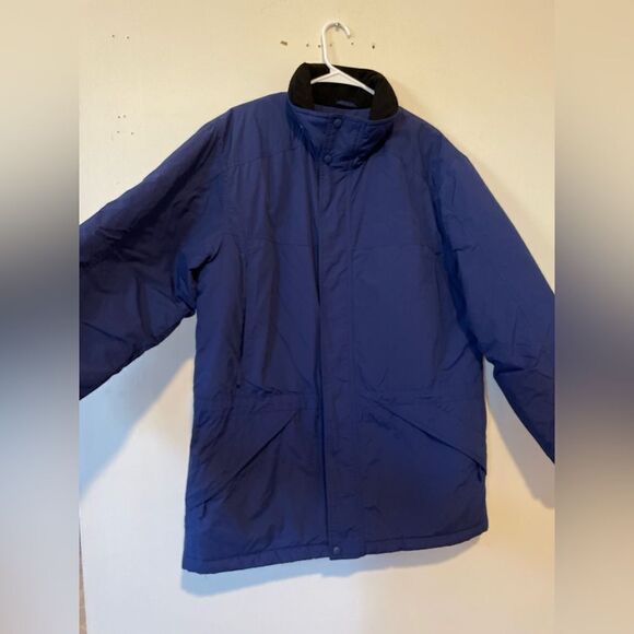 L.L. Bean Vintage Blue Parka Goose Down Insulation - Picture 5 of 13